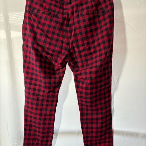 ASOS "Red Plaid Button Up‎ Pants” 30x32 - Picture 2 of 3